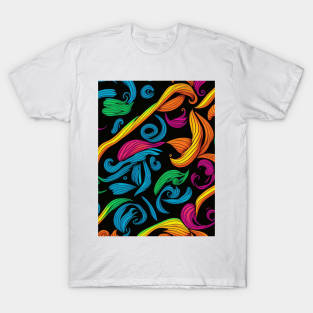 Seamless bright colour pattern T-Shirt